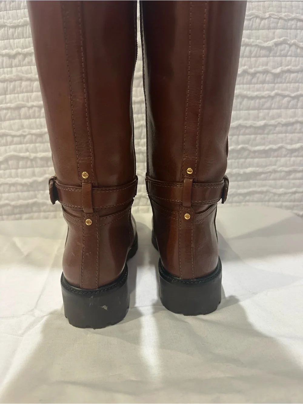 Tory Burch Daniela Riding Boot Size Brown 6.5